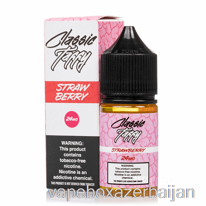 Vape Box Azerbaijan Strawberry Classic Taffy - Syn Salts - 30mL 24mg